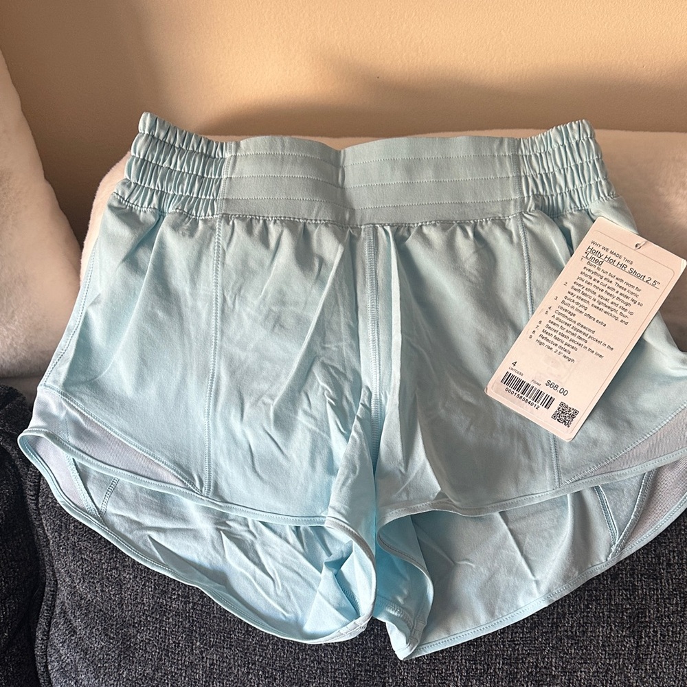 Light Blue Women's Athletic Shorts NWT